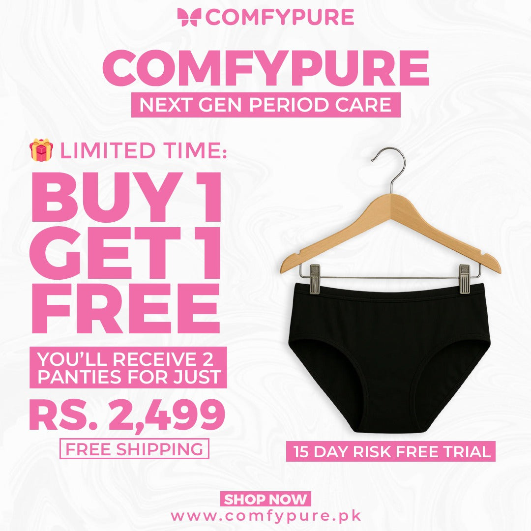 ComfyPure Flow Freely – Reusable Period Panties <br> (BUY 1 GET 1 FREE)