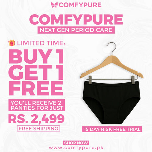 ComfyPure Flow Freely – Reusable Period Panties <br> (BUY 1 GET 1 FREE)